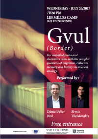 GVUL (Frontière) Concert de piano dans le cadre de l