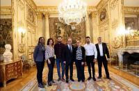 Un médiateur du Camp des Milles reçu par le Président de la République à l Un médiateur du Camp des Milles reçu par le Président de la République à l